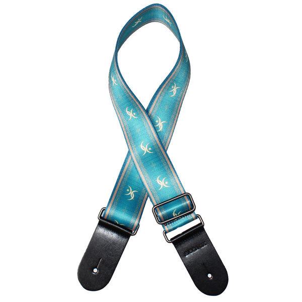 PINK CLOUD logo Guitar Strap [Blue]– zicca.net