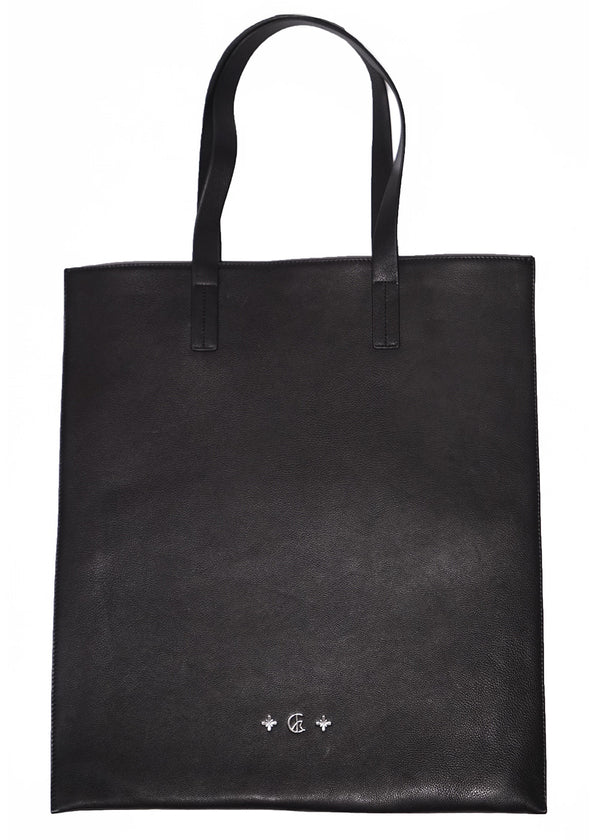 Leather Record Tote Bag
