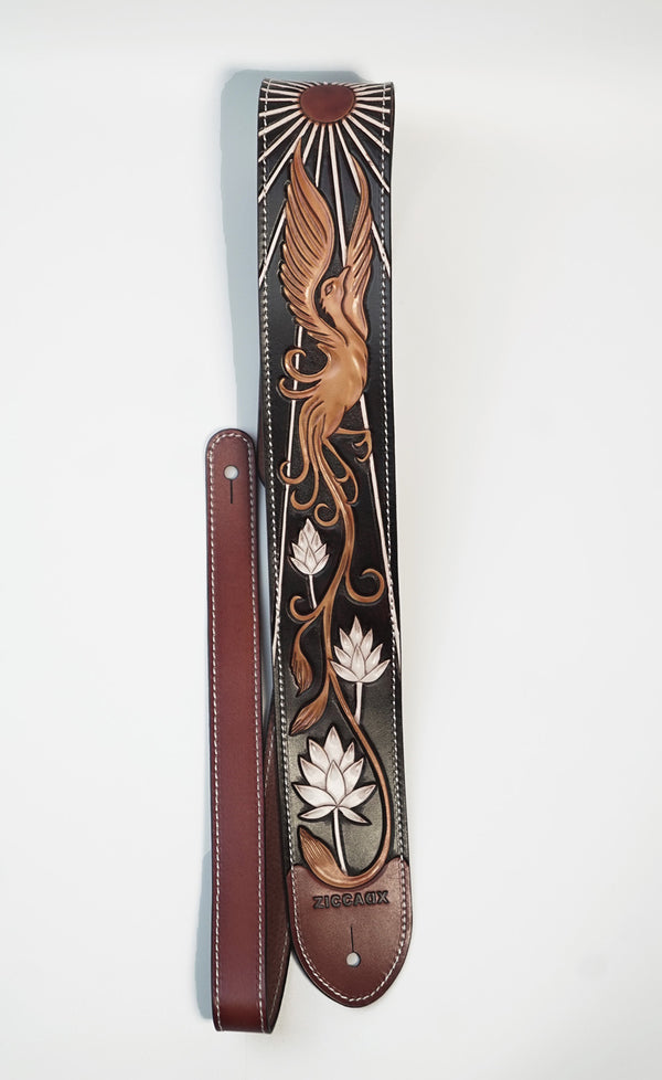 Leather GUITAR STRAP (long)